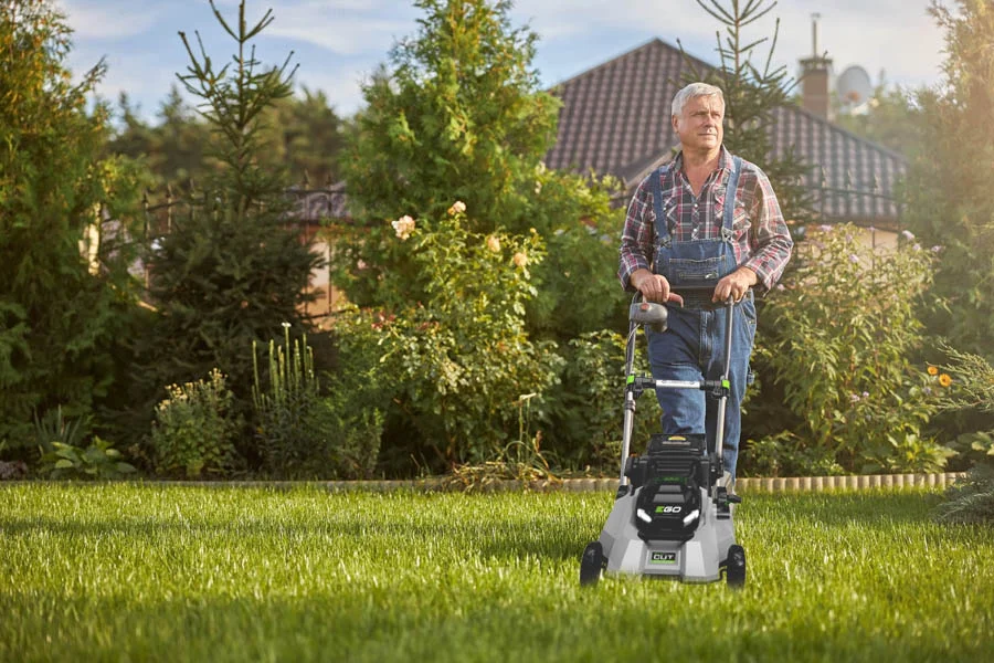 best self propelled battery lawn mower