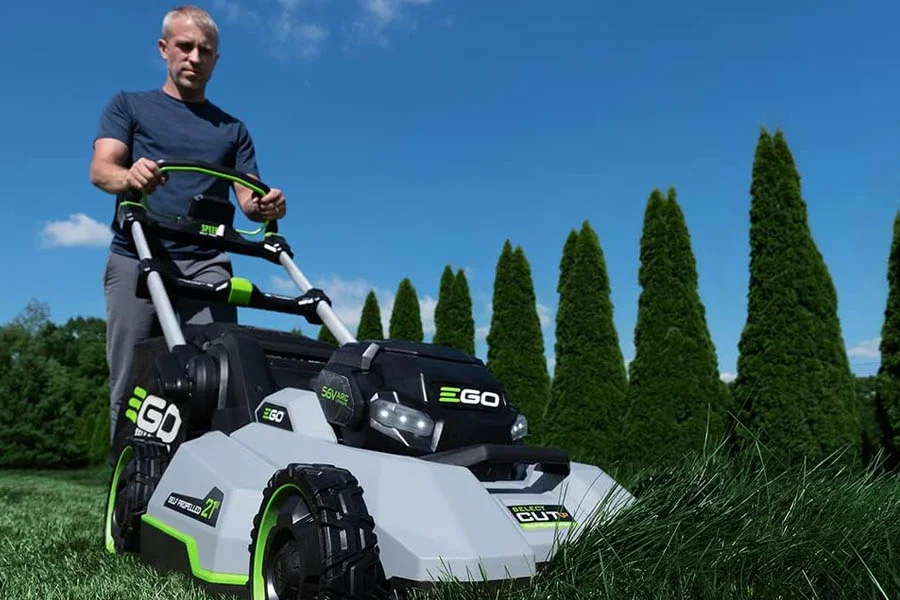 best self propelled battery lawn mower